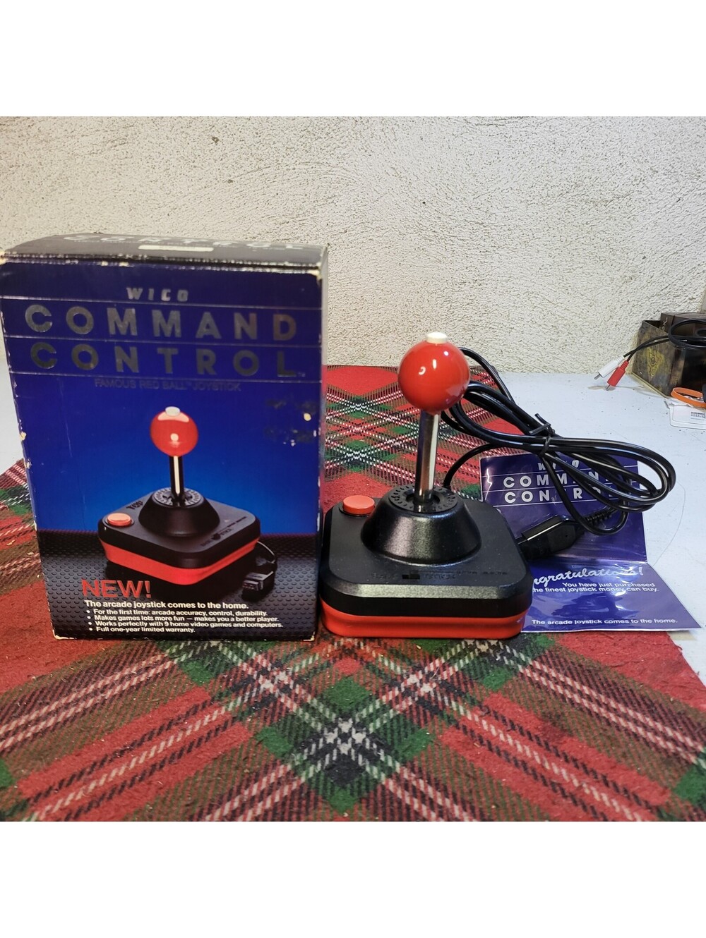 WICO Command Control - Famous Red Ball Joystick